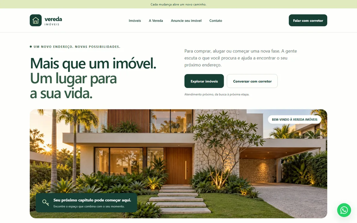 Vista del modelo Inmobiliaria